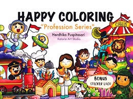 Sampul buku Happy Coloring : Profession Series