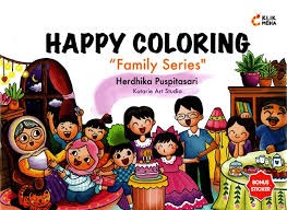 Sampul buku Happy Coloring : Family Series