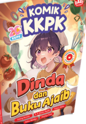 Sampul buku Komik Kkpk (Bulan Bahasa): Dinda Dan Buku Ajaib