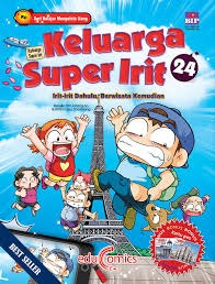 Sampul buku Educomics Keluarga Super Irit 24: Irit-Irit Dahulu Berwisata Kemudian