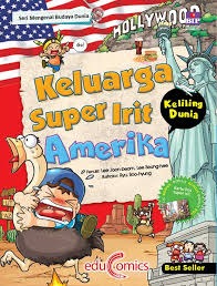 Sampul buku Educomics Keluarga Super Irit Keliling Dunia: Amerika