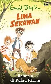 Sampul buku Lima Sekawan: Rahasia di Pulau Kirrin
