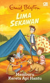 Sampul buku Lima Sekawan: Memburu Kereta Api Hantu