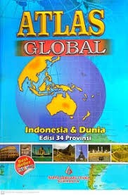 Sampul buku ATLAS GLOBAL INDONESIA & DUNIA EDISI 34 PROVINSI