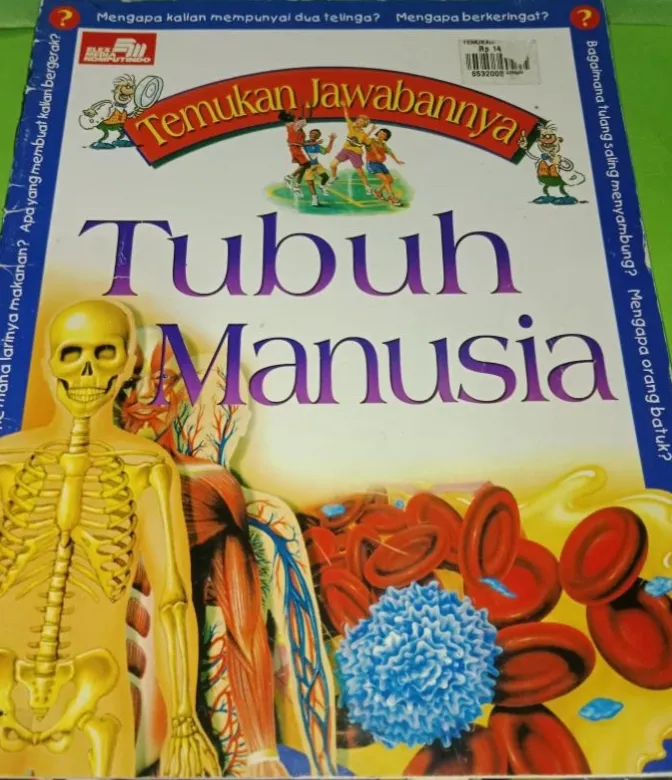 Sampul buku TEMUKAN JAWABANNYA : TUBUH MANUSIA