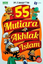 Sampul buku 55 MUTIARA AKHLAK ISLAM.'24
