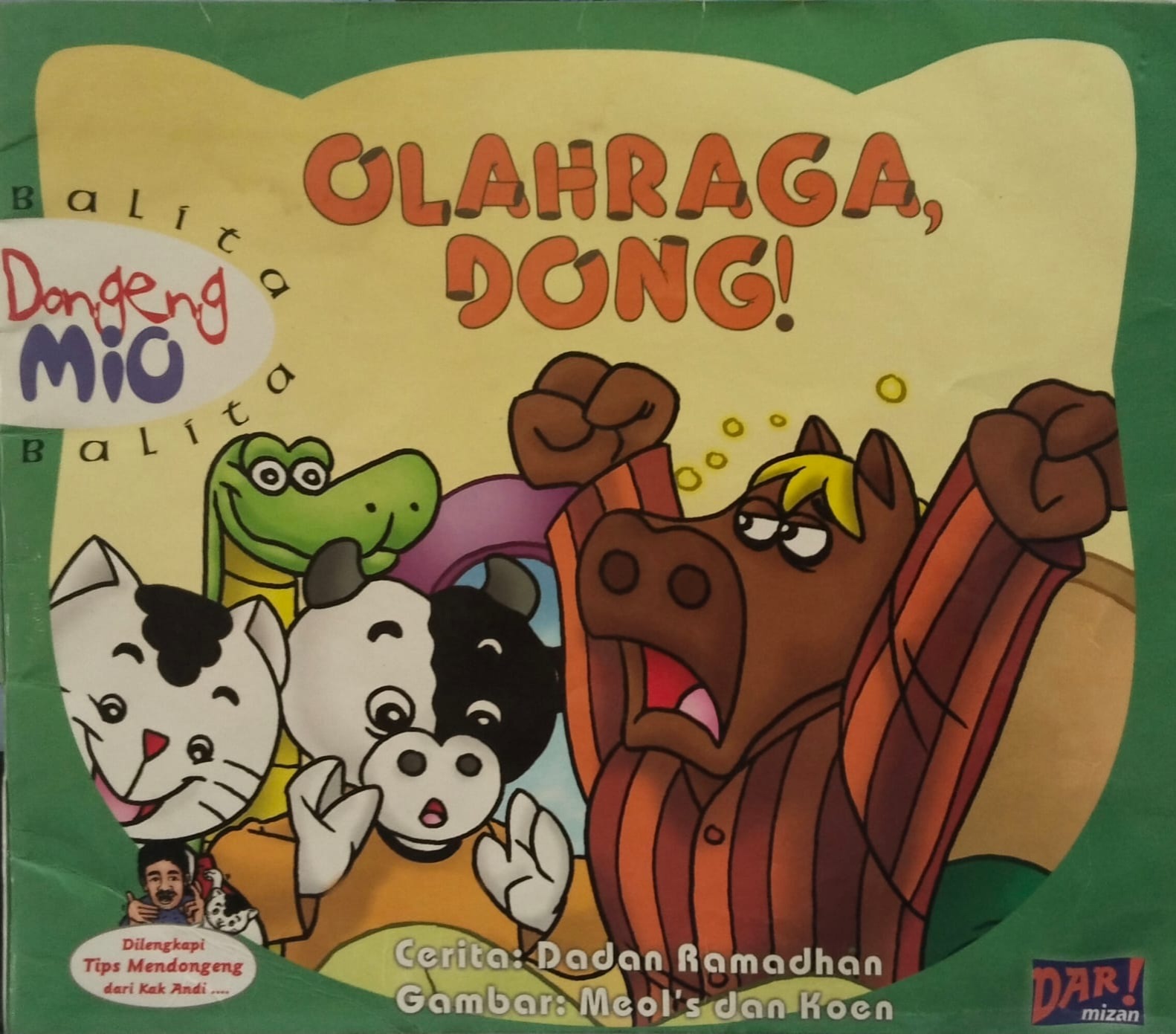 Sampul buku Olahraga, Dong!